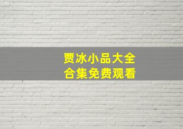 贾冰小品大全 合集免费观看